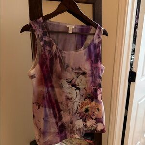 Chico’s Sleeveless Blouse Size Medium